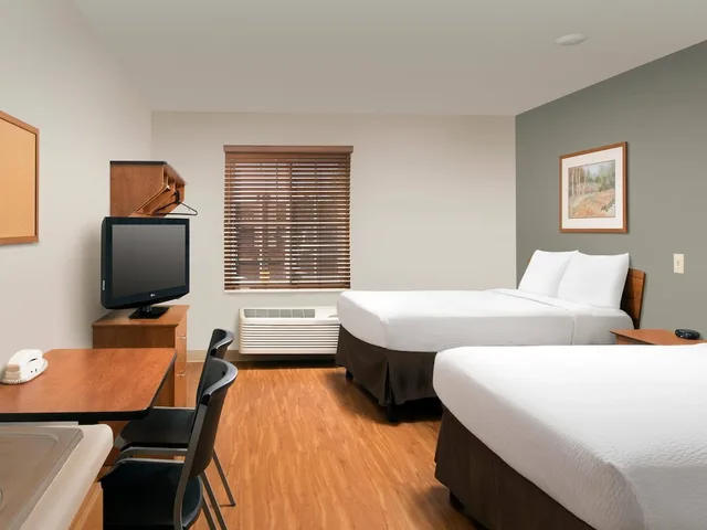 غرفة قياسية بسريرين كوين، WoodSpring Suites Merrillville 3/5
