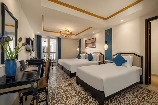 غرفة ديلوكس ثلاثية بثلاثة أسرّة، Hoi An Blue Sky Boutique Spa 1/10
