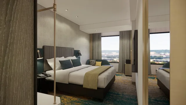 غرفة ديلوكس بسرير مزدوج، Mercure Madiun 2/3