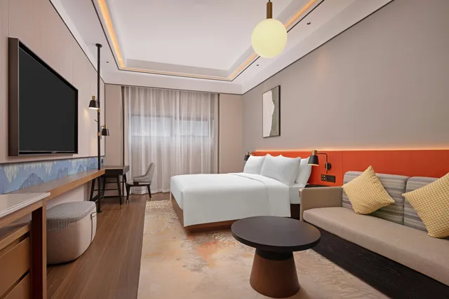 غرفة بسرير كينج لذوي الإعاقة، Hilton Garden Inn Urumqi Exhibition Center 2/2
