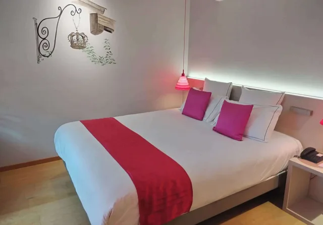 غرفة أساسية بسرير كوين في الطابق الأرضي، Best Western Plus Hotel and SPA Le Schoenenbourg 2/3