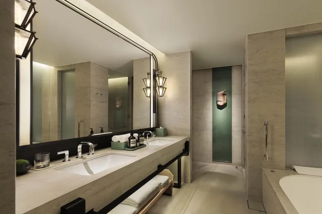 جناح ركني بسرير كينج بغرفتي نوم، Waldorf Astoria Osaka 2/2