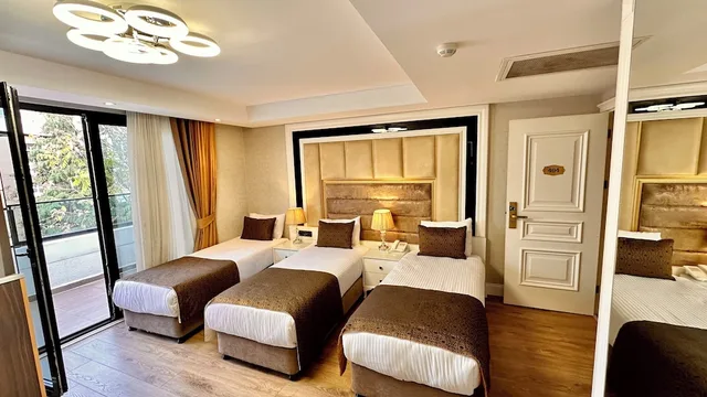 غرفة سوبيريور ثلاثية بسرير كينج وسرير فردي بشرفة، Pell Palace Hotel and Spa 3/10
