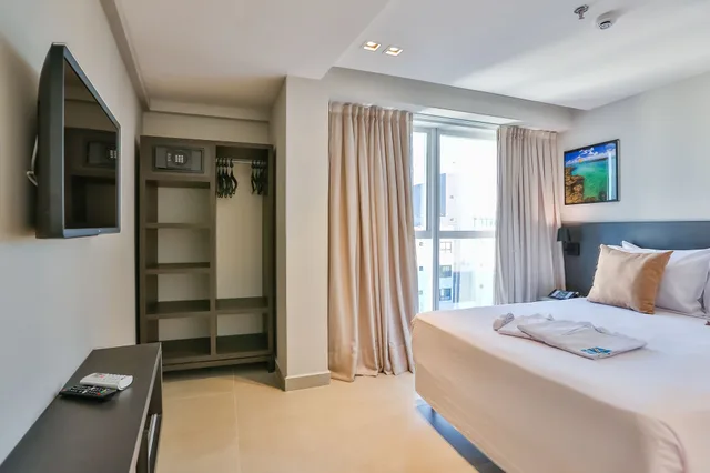 غرفة ديلوكس بسرير كينج مع أريكة، Quality Suites Joao Pessoa 5/10