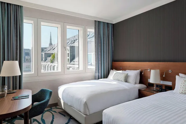 غرفة كلوب تنفيذية بسرير مزدوج، Vienna Marriott Hotel 2/3