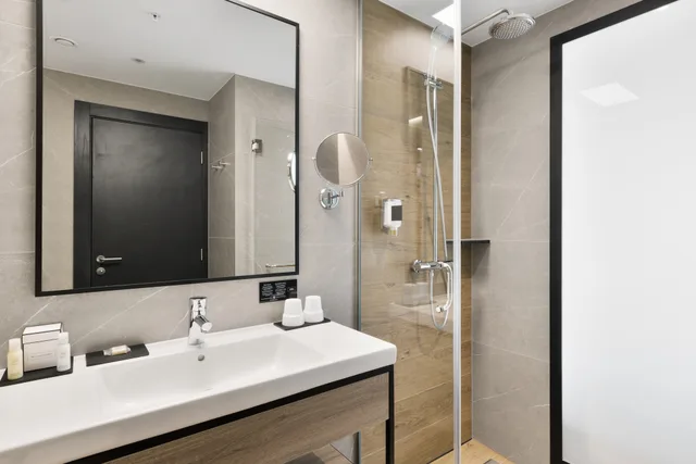 غرفة ديلوكس بسرير مزدوج أو سريرين منفصلين، Hotel Riu Plaza London Victoria 4/4