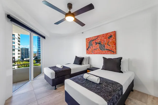 شقة ديلوكس بسرير مزدوج بـ3 غرف نوم لذوي الإعاقة، Zenith Ocean Front Apartments 3/6