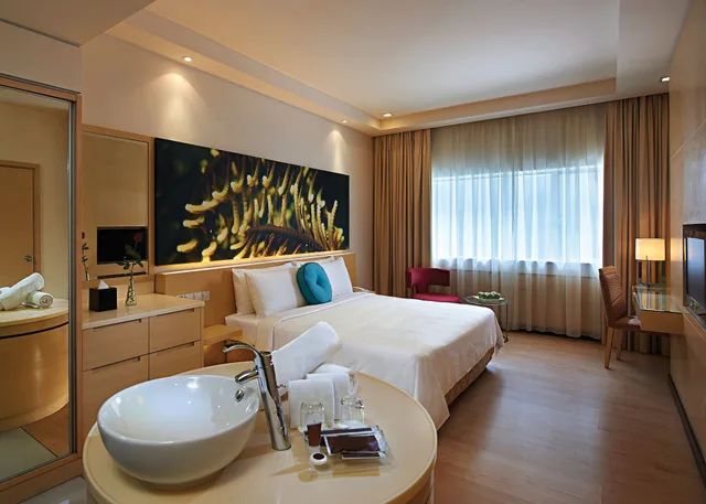 غرفة ديلوكس بسرير كينج وسريرين منفصلين، ANSA Hotel Kuala Lumpur 5/9
