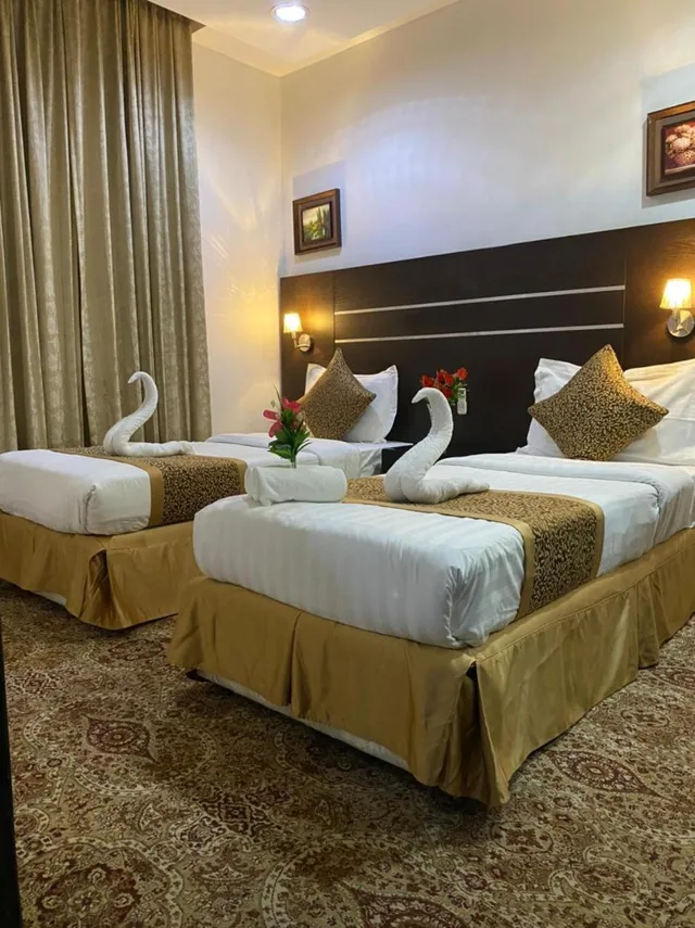 استوديو بسريرين منفصلين، ريست نايت للأجنحة الفندقية النفل(Rest Night Serviced Apartments - AL Nafal) 1/10