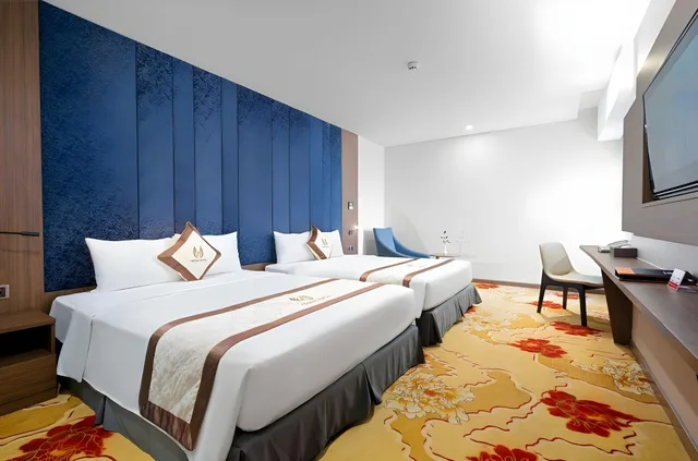 غرفة ديلوكس رباعية بسريرين كوين، Vesna Hotel Nha Trang 1/1
