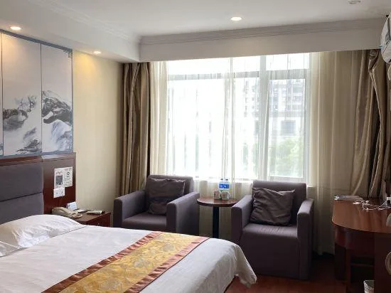 غرفة ديلوكس بسرير كوين، GreenTree Inn Shanghai JinShan Wanda Plaza Longxiang Road Express Hotel 2/2