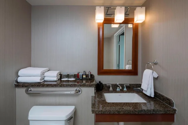 غرفة كبيرة ركنية بسرير كينج، Falls Church Marriott Fairview Park 6/6