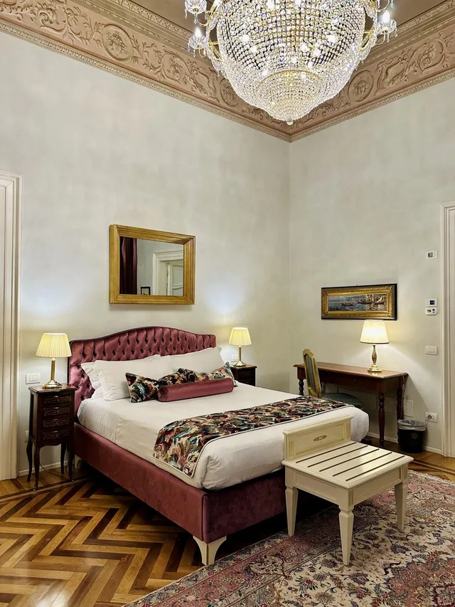 جناح رئاسي بإطلالة على المدينة بشرفة بغرفتي نوم، Palazzo Monga Boutique Guesthouse 3/4