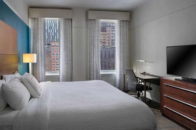 جناح بسريرين مزدوجين بغرفتي نوم، Residence Inn By Marriott Cleveland Downtown 2/5