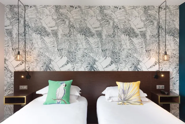 Golf, Twin Beds، Hotel Birdy By Happyculture 3/7