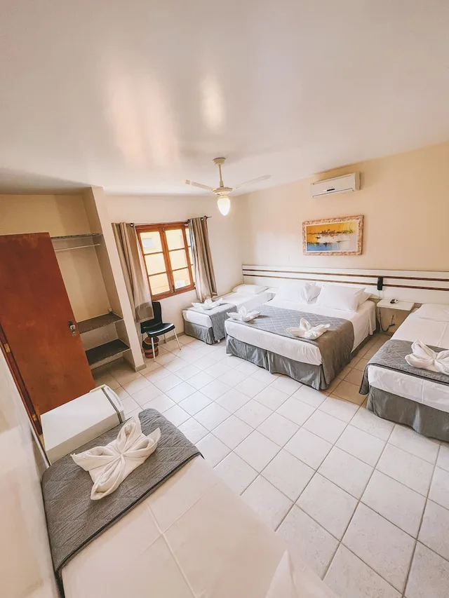 غرفة اقتصادية عائلية بخمسة أسرّة، Porto Geraes Praia Hotel 1/4