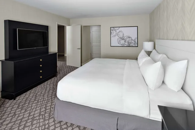 جناح بسرير كينج بمنطقة جلوس لذوي الإعاقة، DoubleTree Suites by Hilton Charlotte SouthPark 6/10