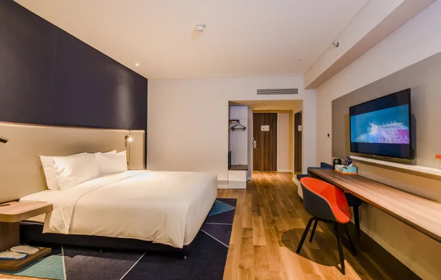 غرفة قياسية بسرير كوين، Holiday Inn Express Yinchuan Downtown 4/9