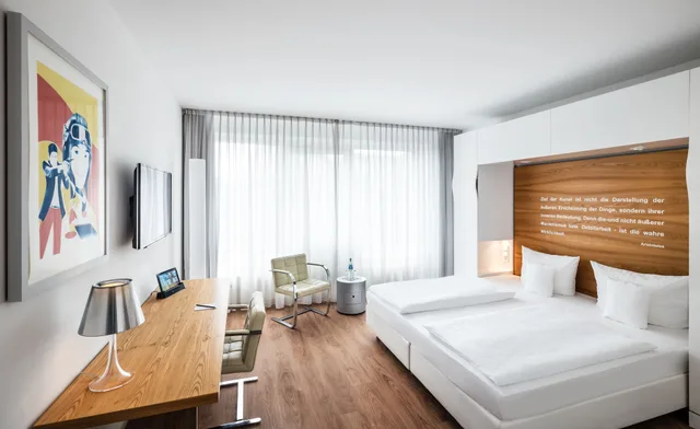 غرفة قياسية بسرير كوين، Art Hotel City Leipzig 2/2