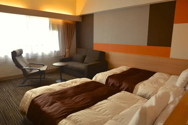غرفة قياسية بسريرين منفصلين، Kusatsu Now Resort Hotel 1/5