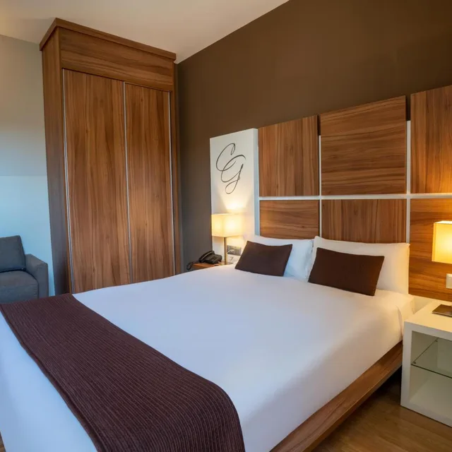غرفة قياسية بسرير مزدوج أو سريرين منفصلين بشرفة، Hotel Can Galvany 3/4