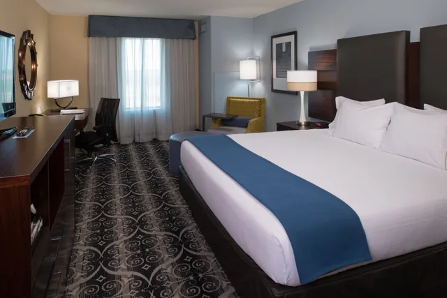 جناح بسرير كينج لذوي الإعاقة، Holiday Inn Express Hotel Suites Kansas City Airport 1/4