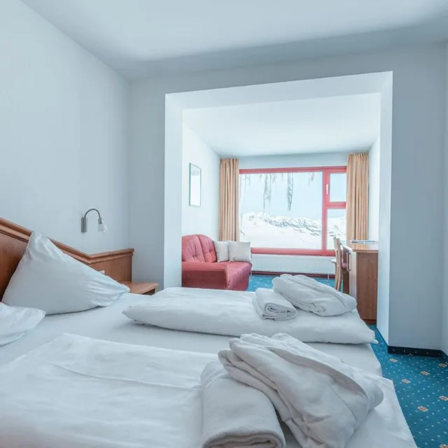 غرفة بسرير مزدوج، Glacier Hotel Grawand 1/1
