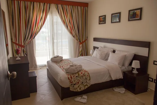 جناح بسرير كينج بإطلالة على المسبح، Elite Residence Tulip & Aqua Park 6/10