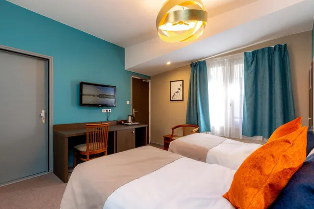 غرفة بسريرين منفصلين، Hotel Kyriad Avignon Palais des Papes 7/10