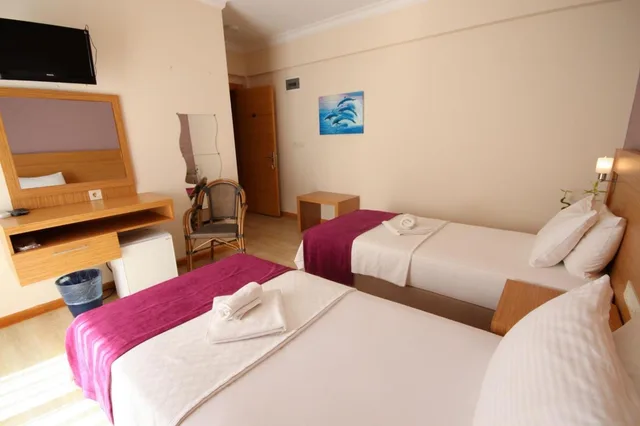 غرفة بسرير مزدوج أو سريرين منفصلين بإطلالة على الحديقة، Sirius Mi Hotel 3/6