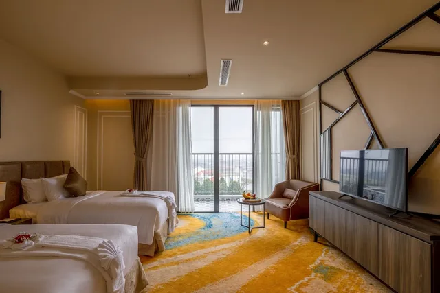 غرفة بريميير بسريرين منفصلين، La Vela Hue Hotel 1/7
