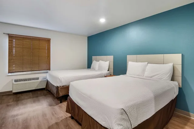 غرفة قياسية بسريرين مزدوجين، WoodSpring Suites Abilene 1/7