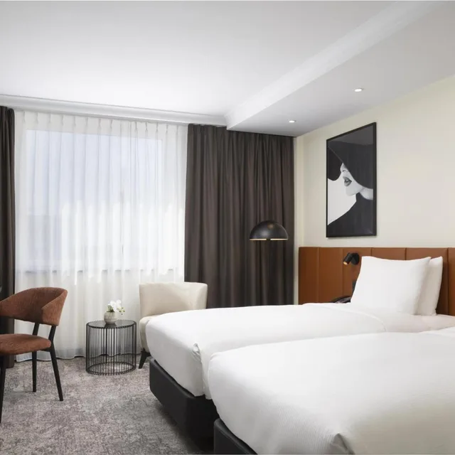 غرفة مفردة، Hilton Duesseldorf 19/28