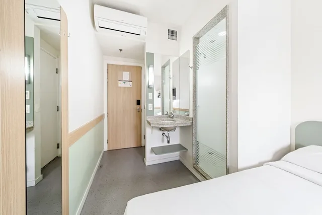 غرفة اقتصادية بإطلالة على المدينة مفردة بسريرين منفصلين، Slim Hotel Sao Paulo Frei Caneca 8/8