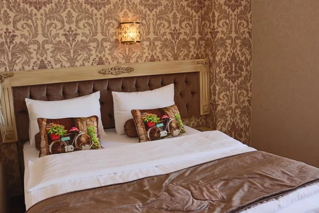 غرفة بسرير مزدوج أو سريرين منفصلين بإطلالة على البحر، Kaftan Hotel 7/10