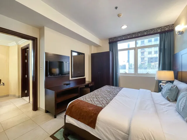 شقة بسرير كينج بإطلالة على المدينة بشرفة بغرفة نوم واحدة، City Stay Residences - Al Barsha 1/4