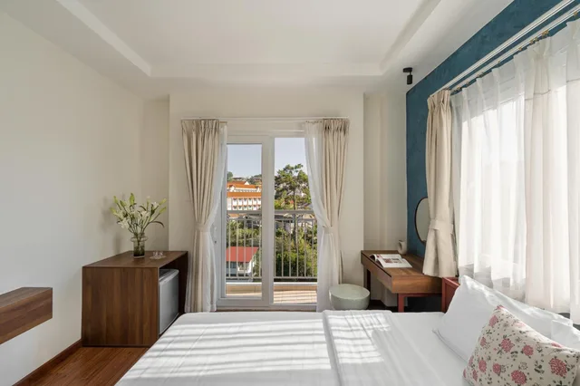 غرفة ديلوكس بسرير كوين بإطلالة على الجبل، Hong Mon Villa 2/2