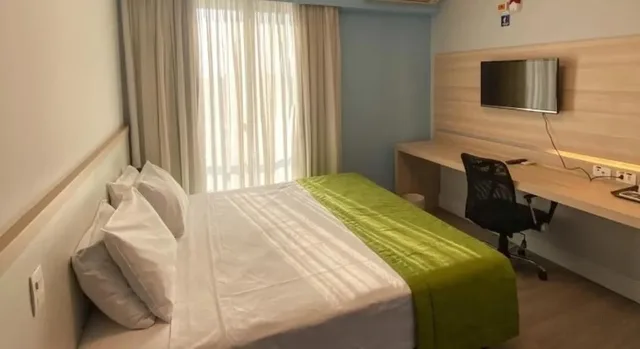 غرفة ديلوكس بسرير مزدوج لذوي الإعاقة، Comfort Ibirapuera 1/3