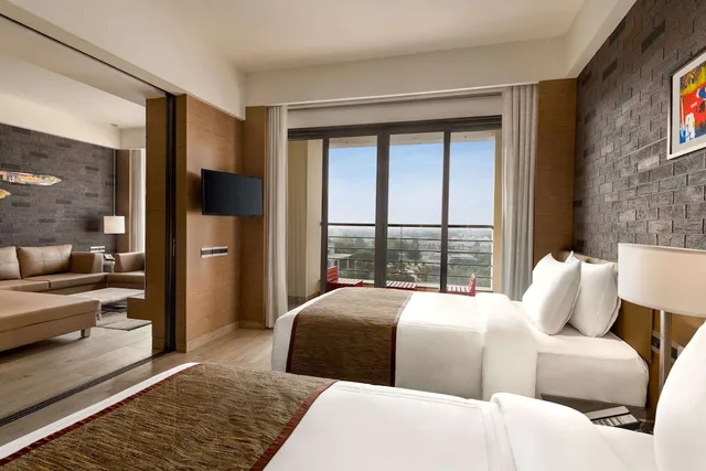 Executive, Suite, Single Bed, Garden or City View, Living Area, Balcony, Wyndham Ahmedabad 1/1