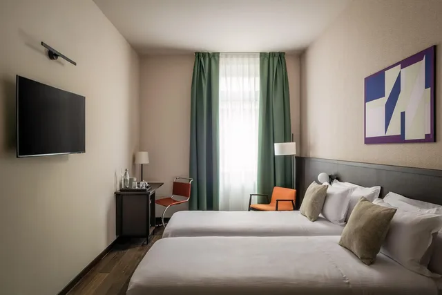غرفة بسريرين منفصلين، Hotel Grand'Italia 2/6