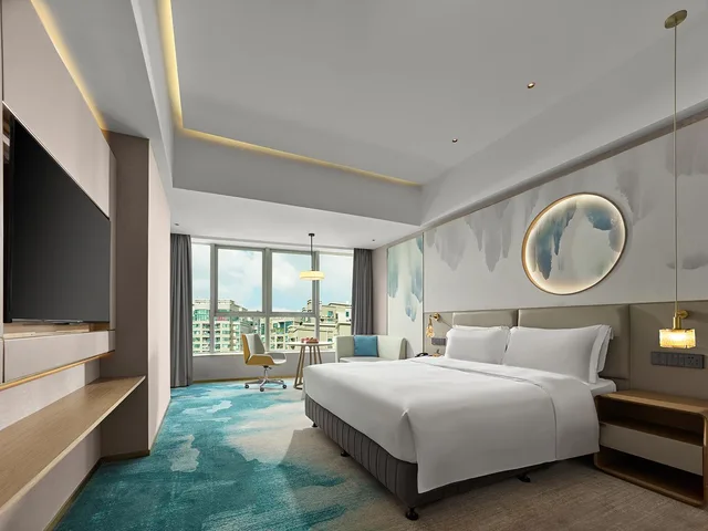 غرفة سوبيريور بسرير كينج وسرير فردي، Grand Skylight Garden Hotel Shenzhen 1/2