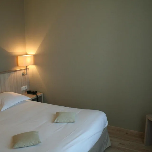 غرفة بسرير مزدوج أو سريرين منفصلين بإطلالة على الفناء، Hotel Antinea 5/6