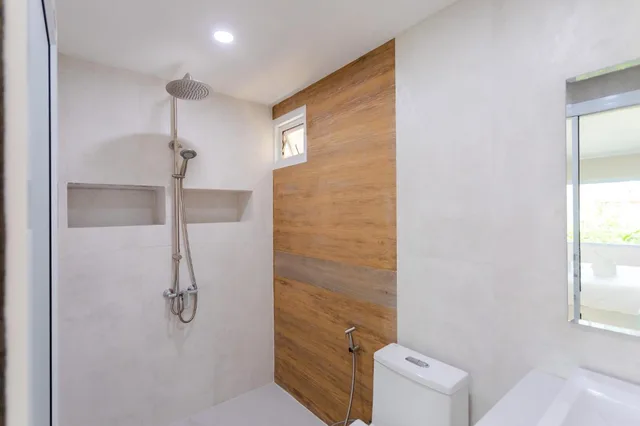 غرفة بسرير مزدوج بإطلالة على الحديقة، The Neenlawat Riverside 7/8