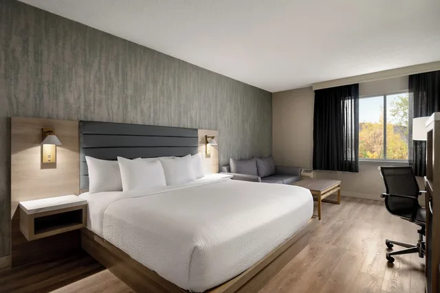 جناح بسرير كينج بإطلالة على المسبح بغرفة نوم واحدة، Radisson Hotel Montreal Airport 4/6