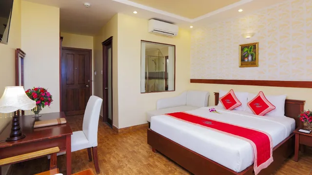 غرفة سوبيريور بإطلالة على البحر، Kim Hoa Resort 1/1