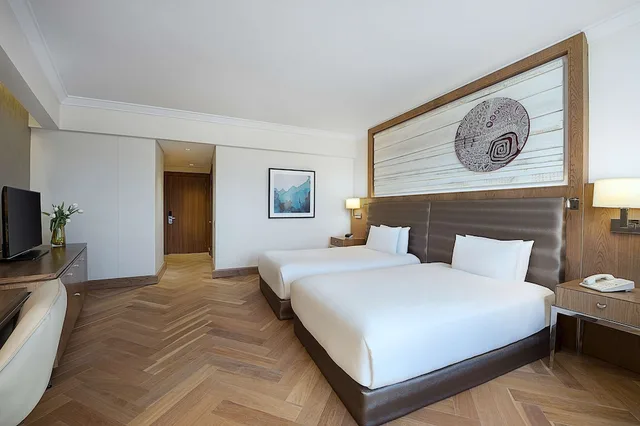 غرفة قياسية بسريرين منفصلين، Hilton Durban 2/5