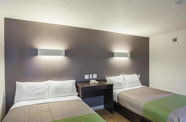 2 Full Beds - Non-Smoking, Kitchen، Studio6 Alexandria, LA 4/9