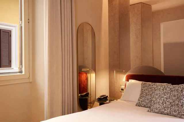 غرفة ديلوكس بسرير مزدوج أو سريرين منفصلين، Borghese Contemporary hotel 4/6