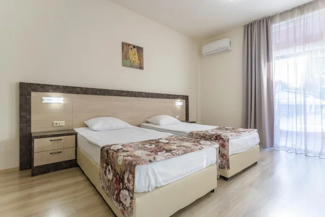 غرفة قياسية بسريرين منفصلين مع أريكة، Asteria Family Sunny Beach 4/7