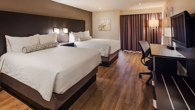 غرفة قياسية بسريرين مزدوجين، Best Western Plus Hotel St Jerome 5/9